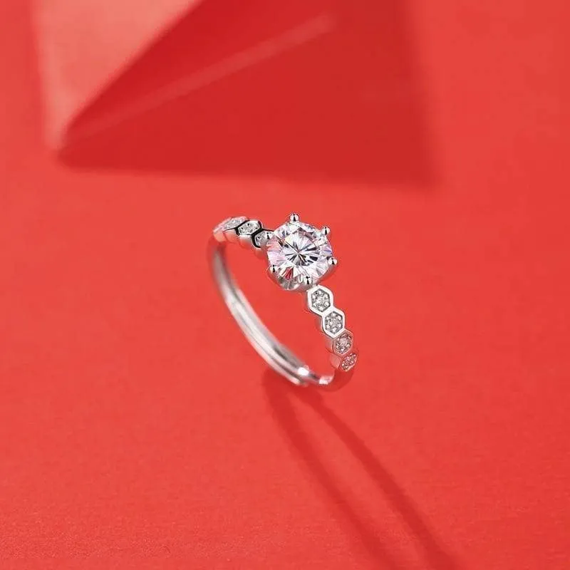 0.5 ct 5mm Diamond Antique Style Ring