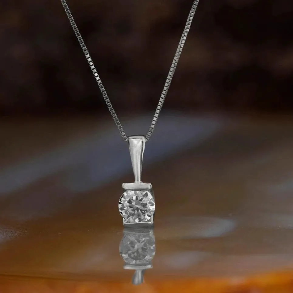 0.50 ct Diamond Pendant-Women Jewelry