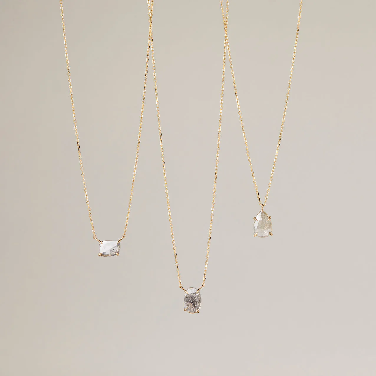 0.55 Carat One-of-a-Kind Diamond Slice Necklace | DN1-OOAK