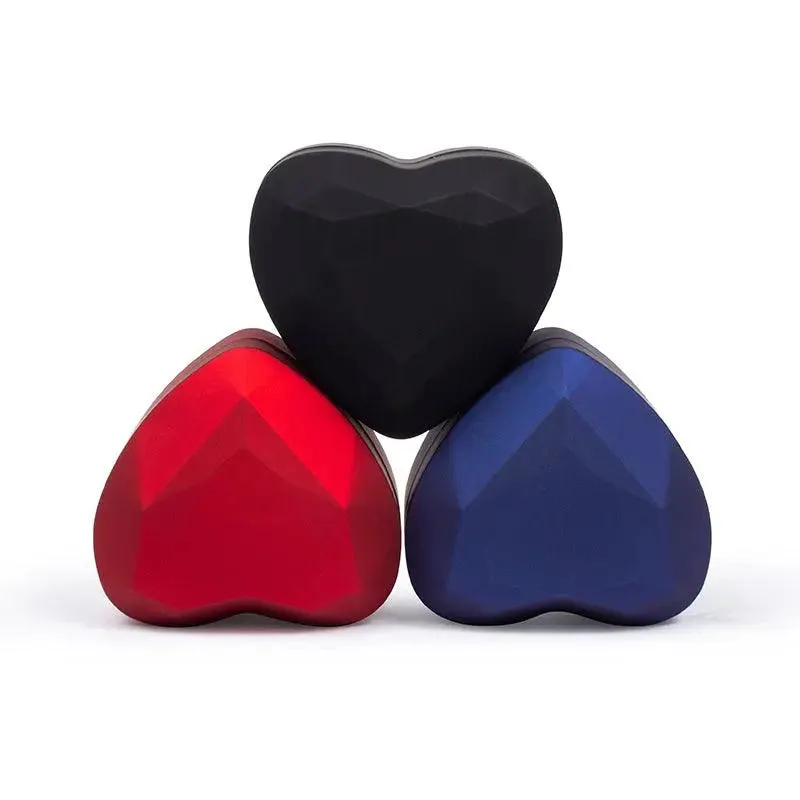 100PCs Pack Beautiful Heart Shaped Jewelry Box with Light