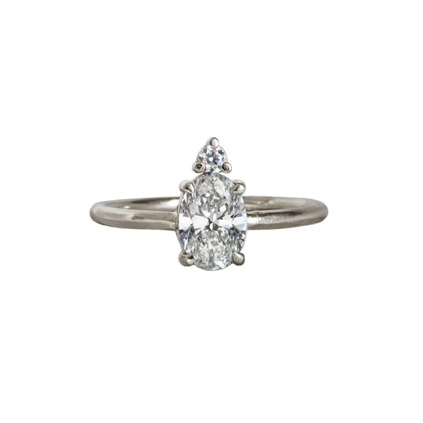 14K Starry Night Moissanite Ring, 0.75ct