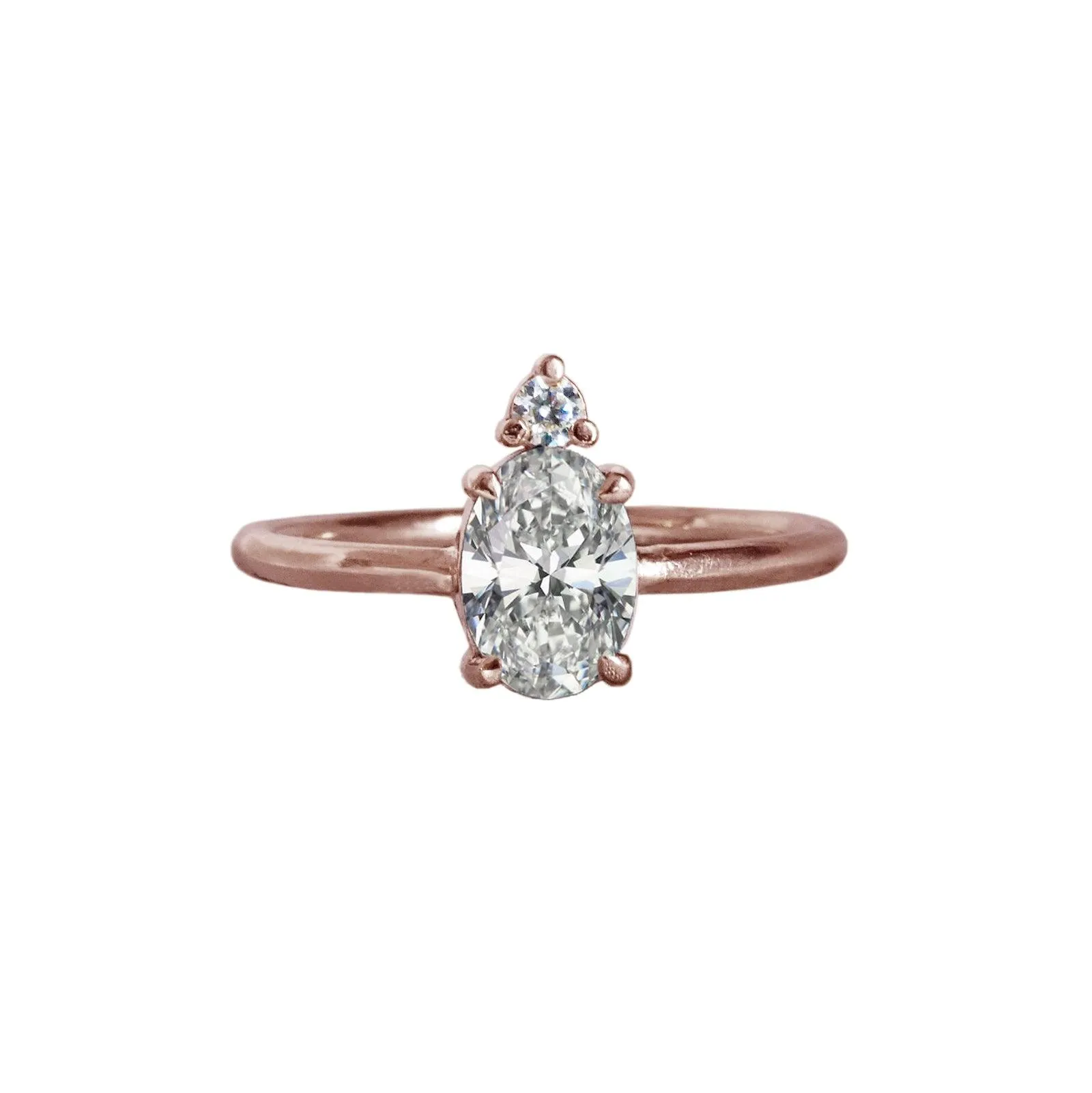 14K Starry Night Moissanite Ring, 0.75ct