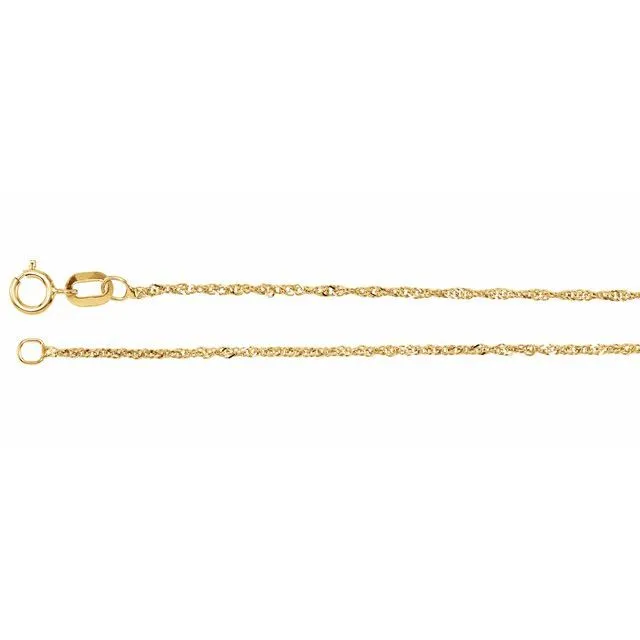 14K Yellow Chain