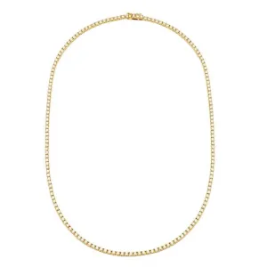 14KT Gold 4ct Diamond Perfect Tennis Necklace