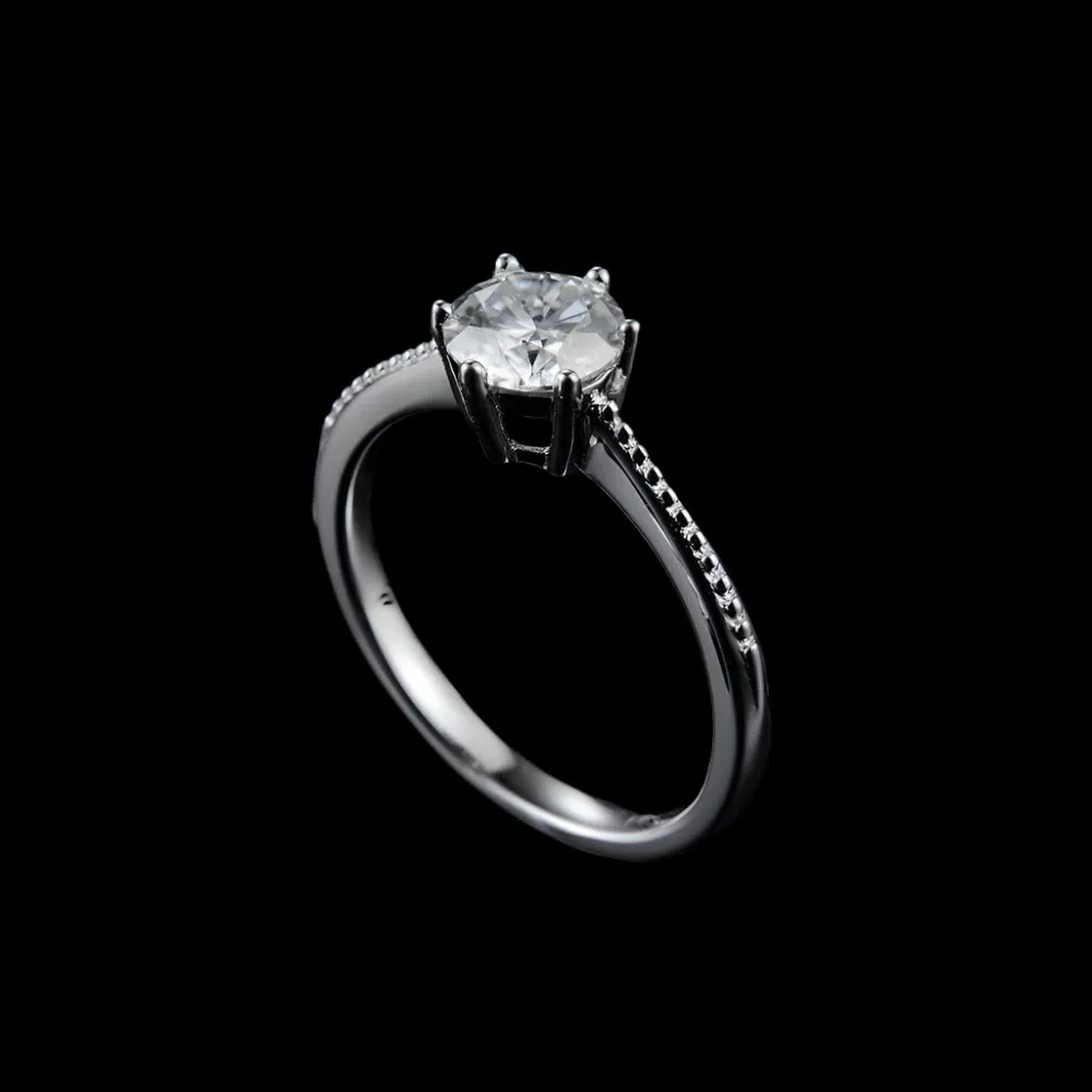 1Ct VVS1 Diamond Promise Ring