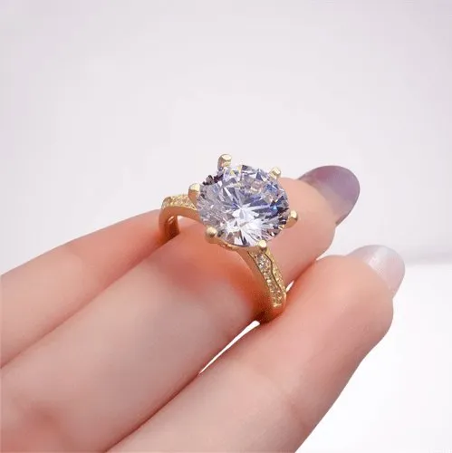 2 Carat Round Cut D Color Diamond Engagement Ring