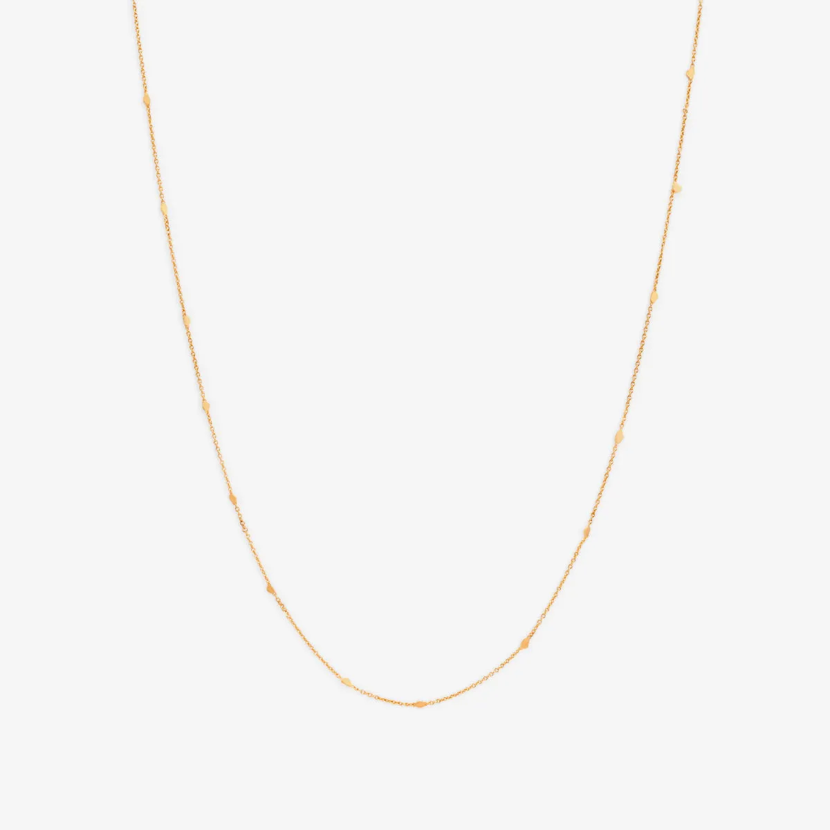 29" Little Gold Fleck Necklace | N4203