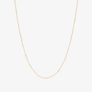 29" Little Gold Fleck Necklace | N4203