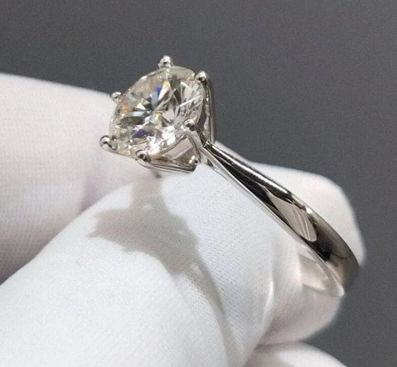 3ct Round Diamond Classic Engagement Ring