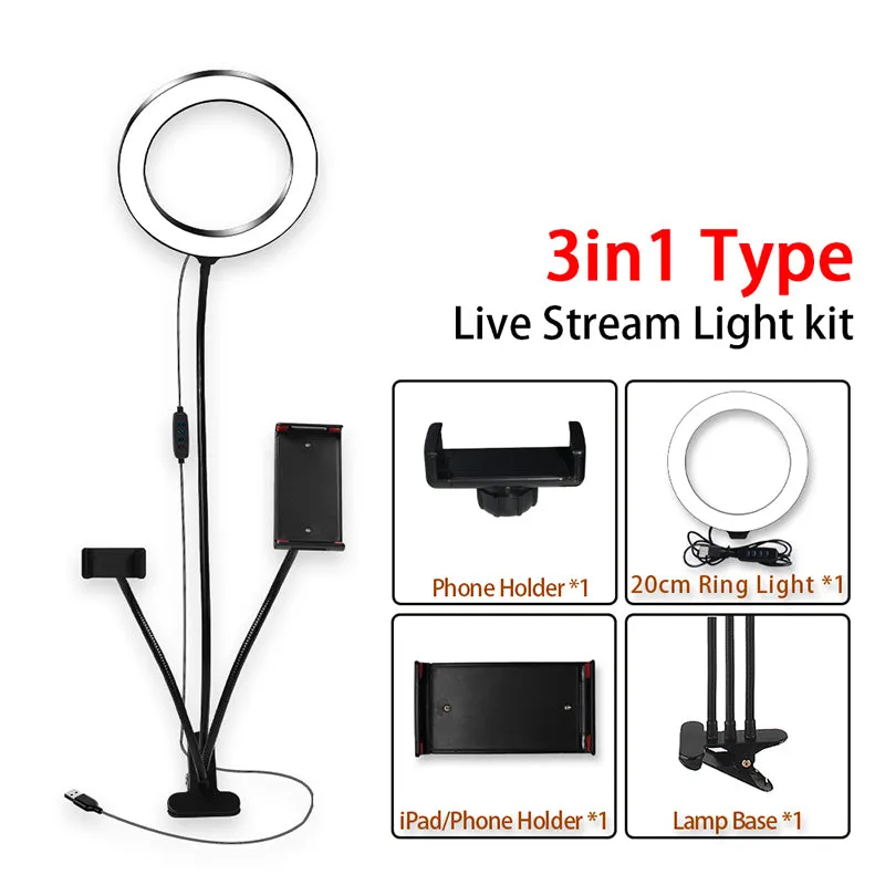 8inch LED Ring Light kit