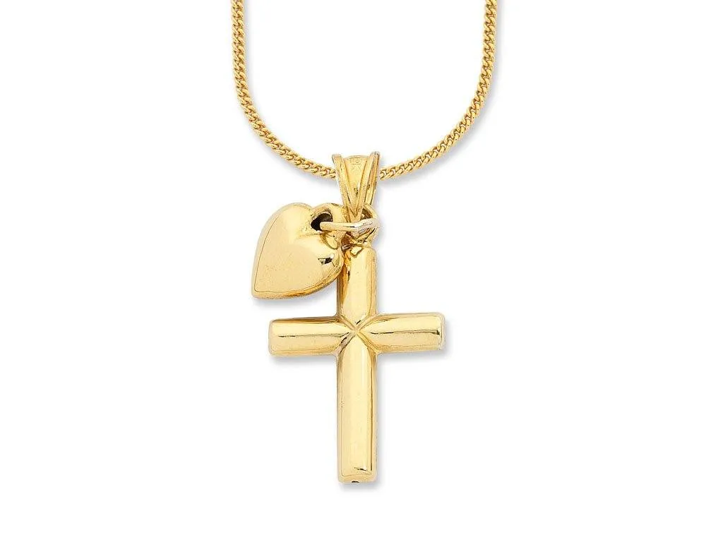 9ct Yellow Gold Silver Infused Necklace