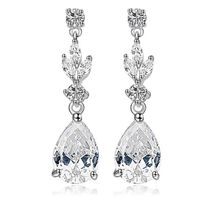 A Nouveau Waterfall Drop Diamontage™ 19.38 Carat Earrings