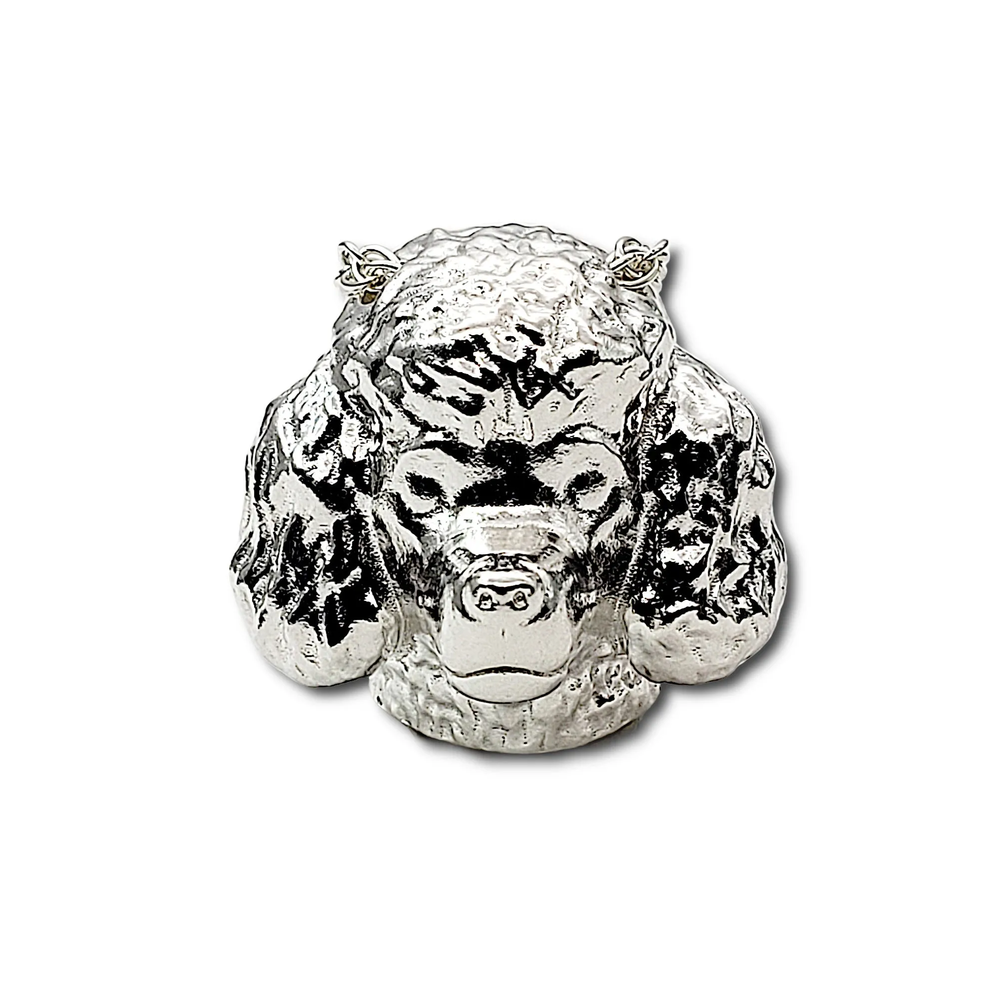 A sterling silver tribute to the Toy Poodle