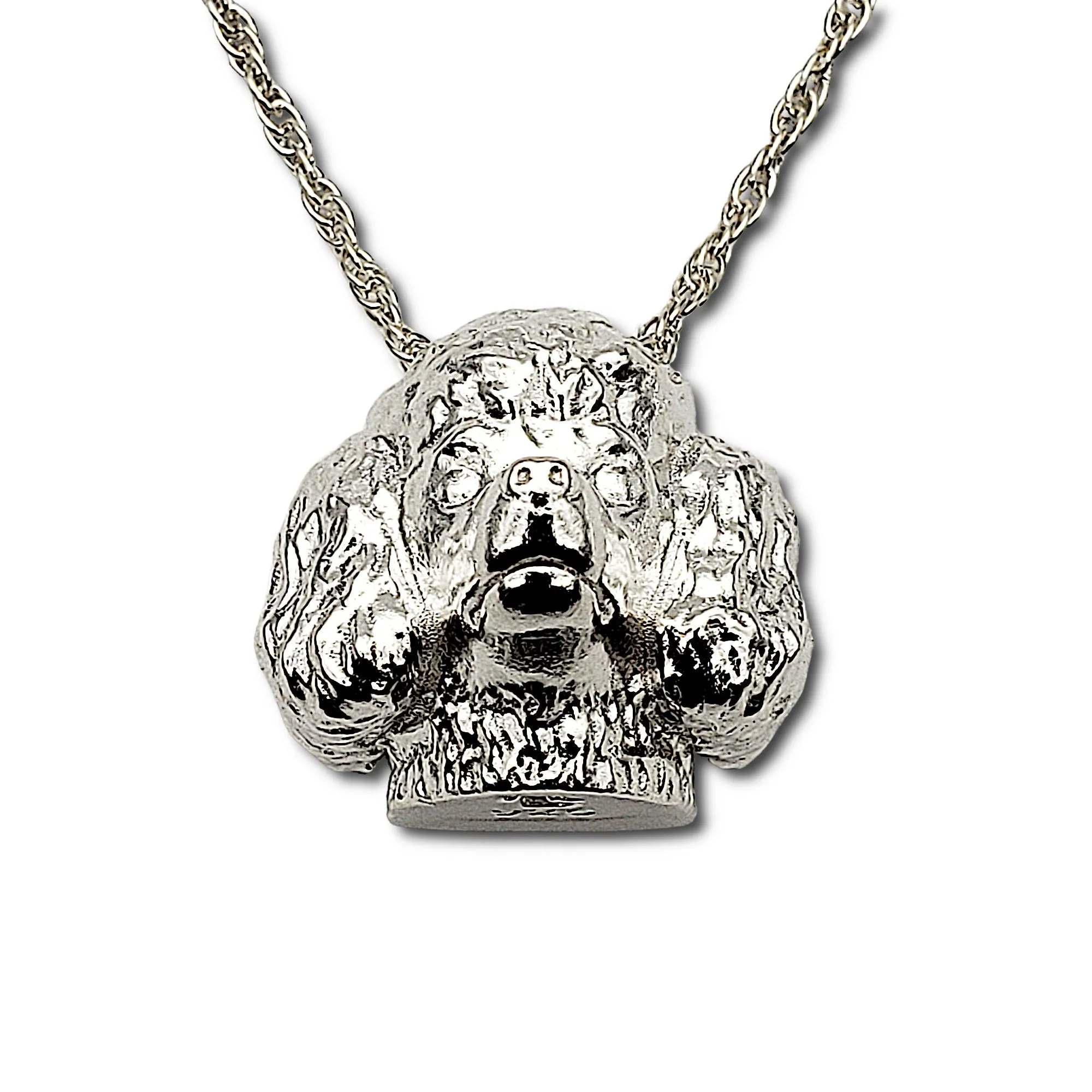 A sterling silver tribute to the Toy Poodle