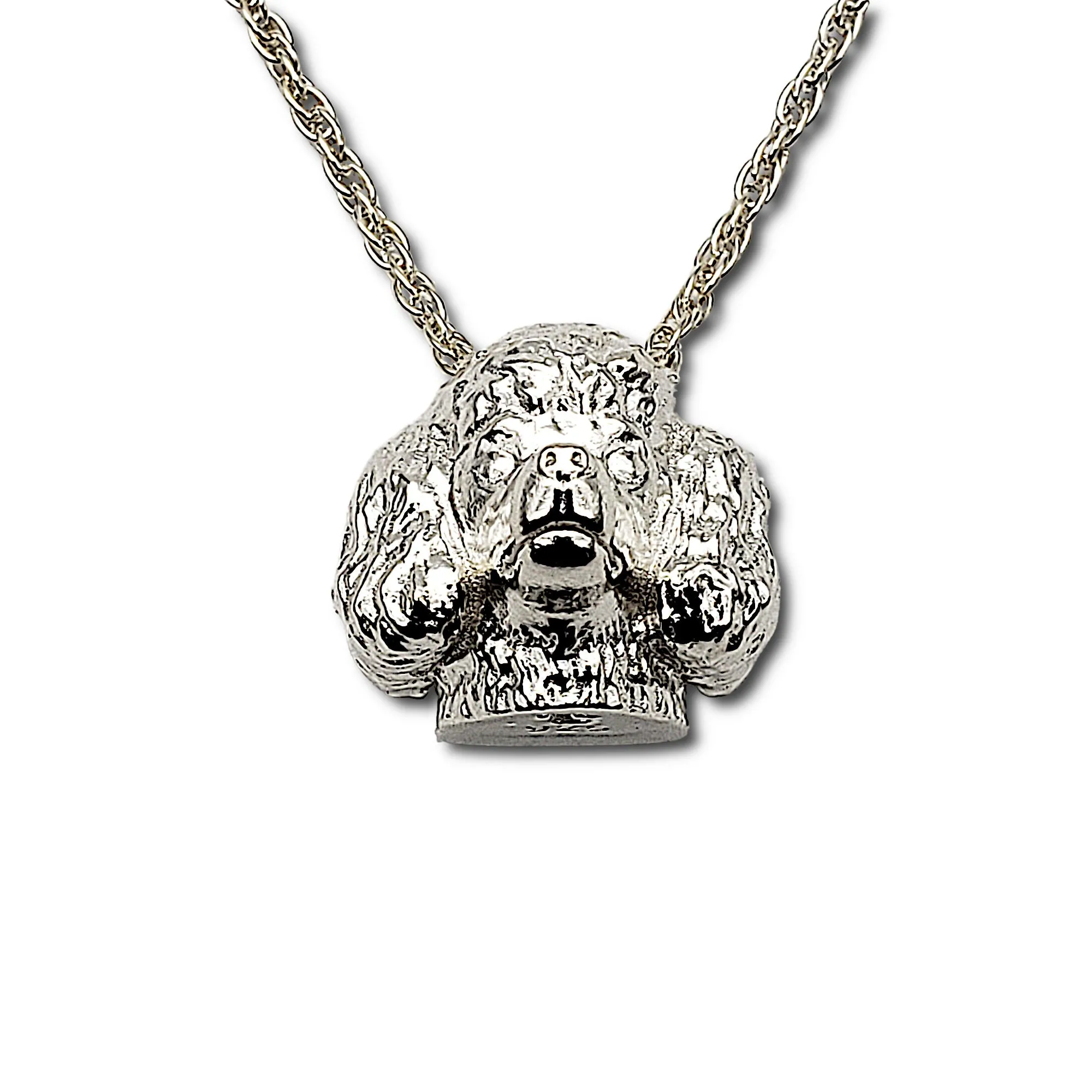 A sterling silver tribute to the Toy Poodle