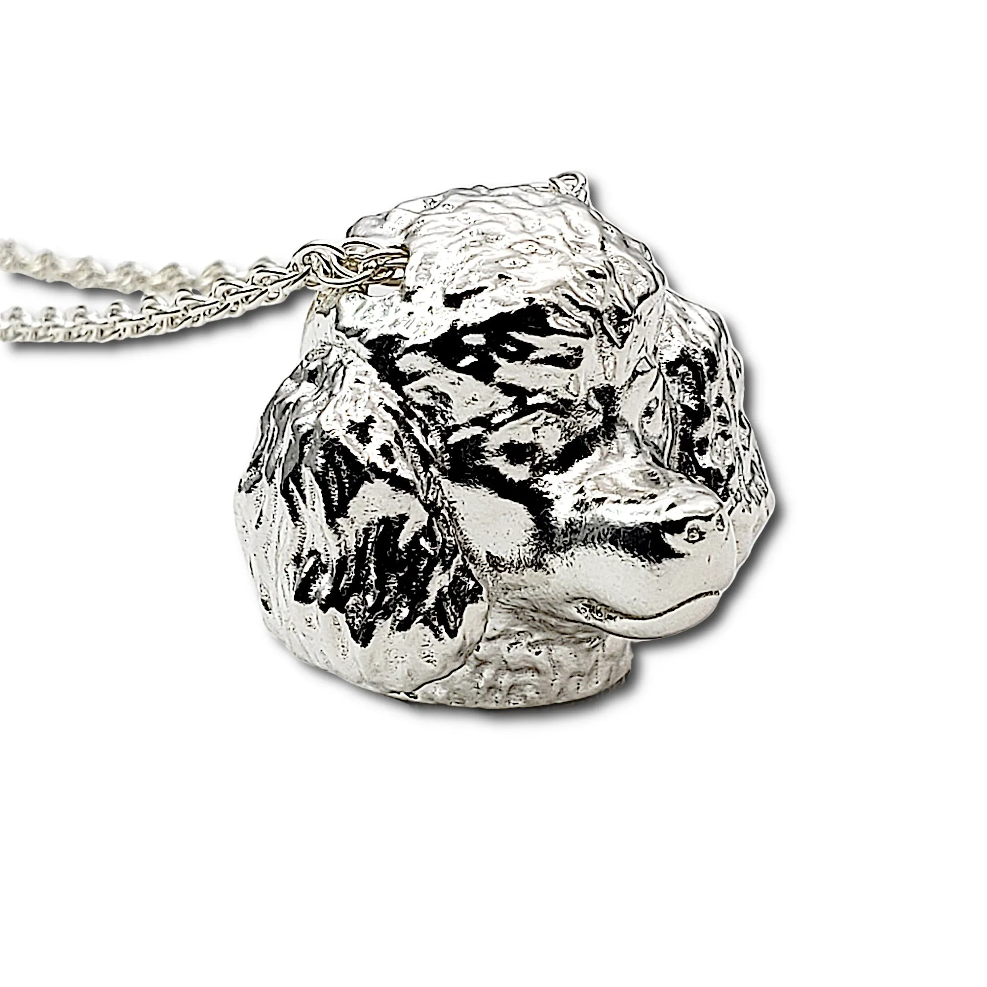 A sterling silver tribute to the Toy Poodle