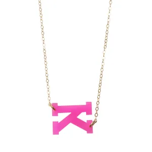 Acrylic Varsity Necklace