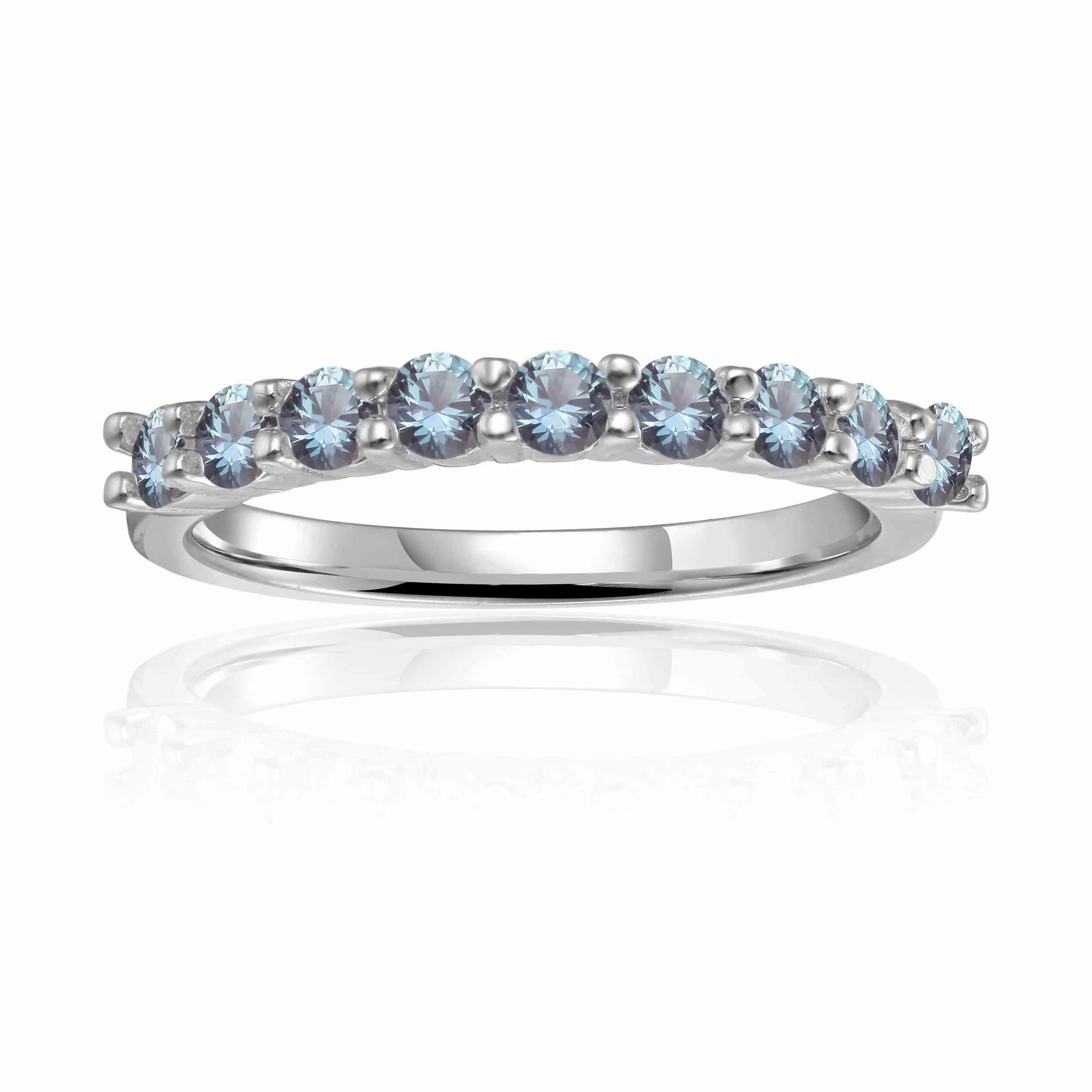 Alexandrite Eternity Ring