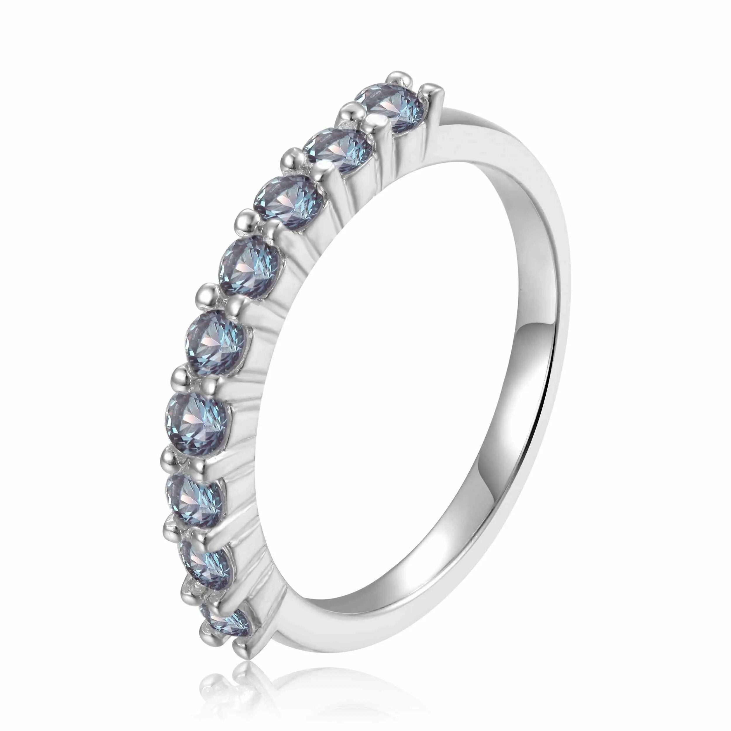 Alexandrite Eternity Ring