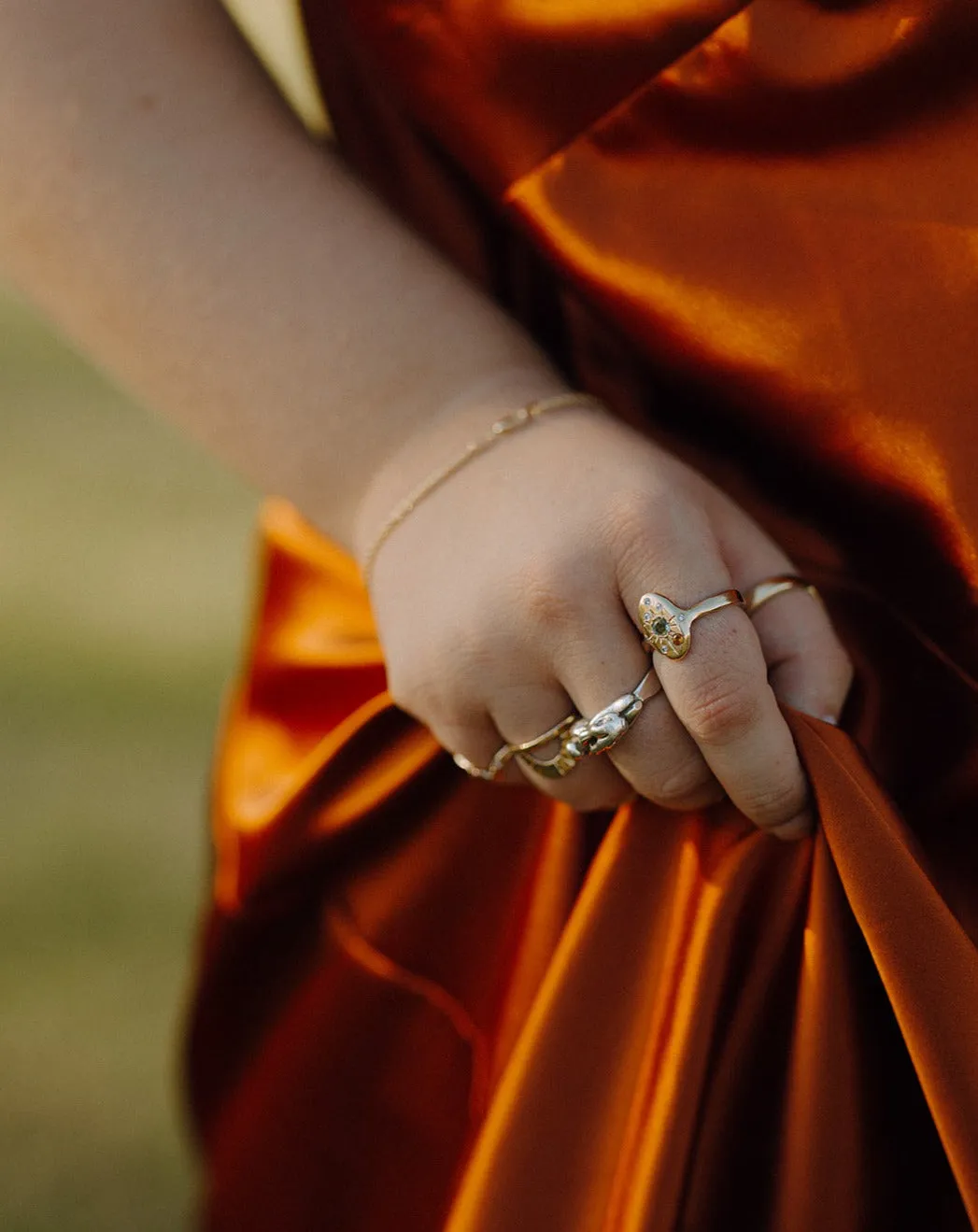 Andromeda Ring | 14k Sapphire & Diamonds