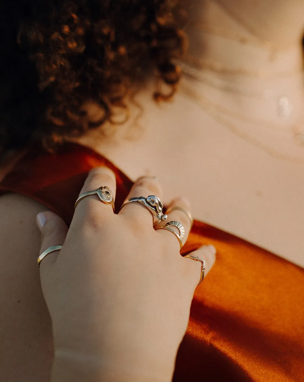 Andromeda Ring | 14k Sapphire & Diamonds