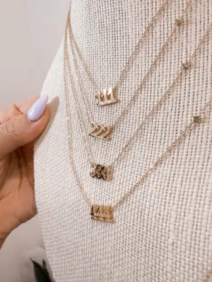 Angel Numbers Necklace *14K Gold Plated*