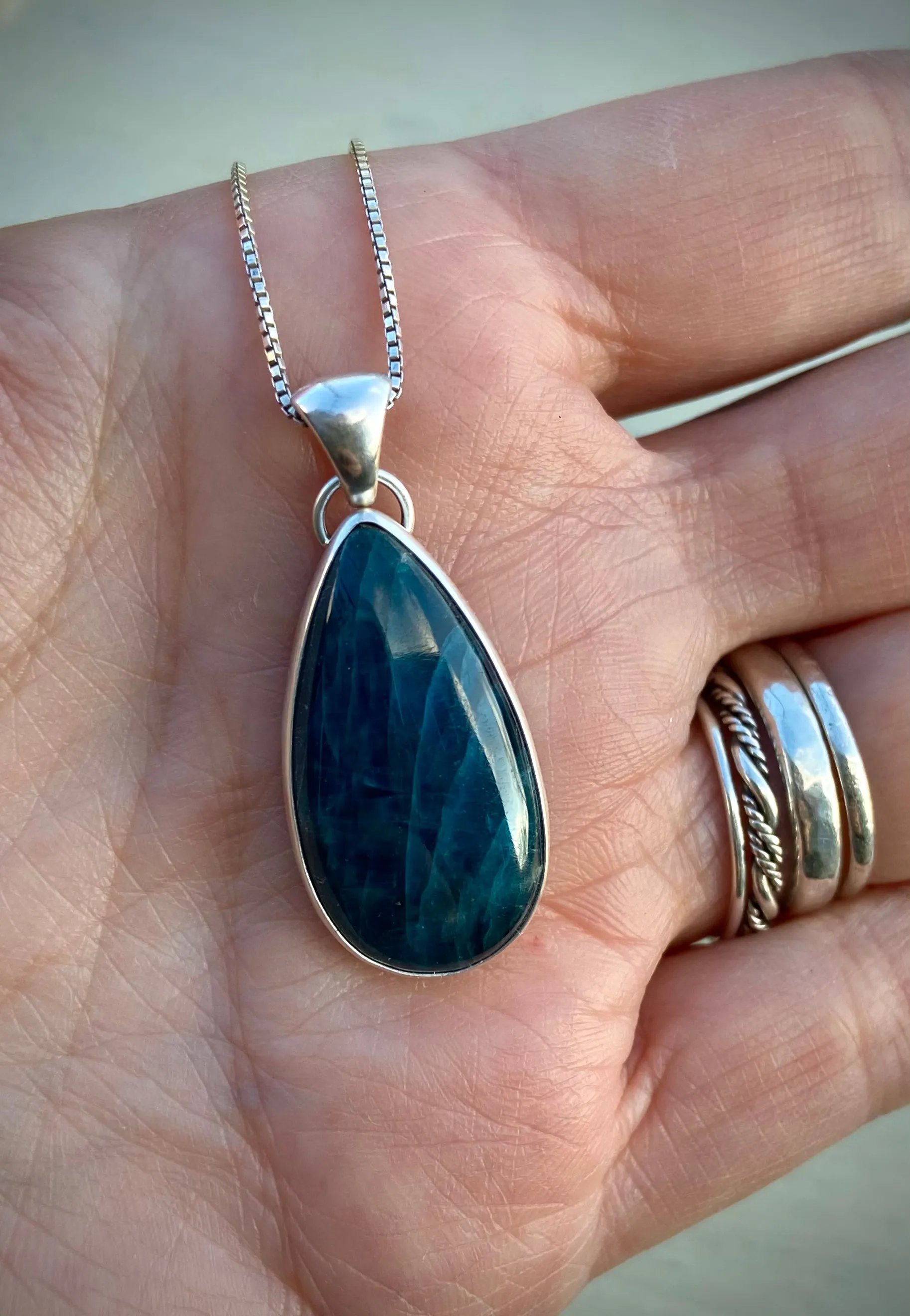 Apatite & Fluorite Pendant
