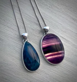 Apatite & Fluorite Pendant