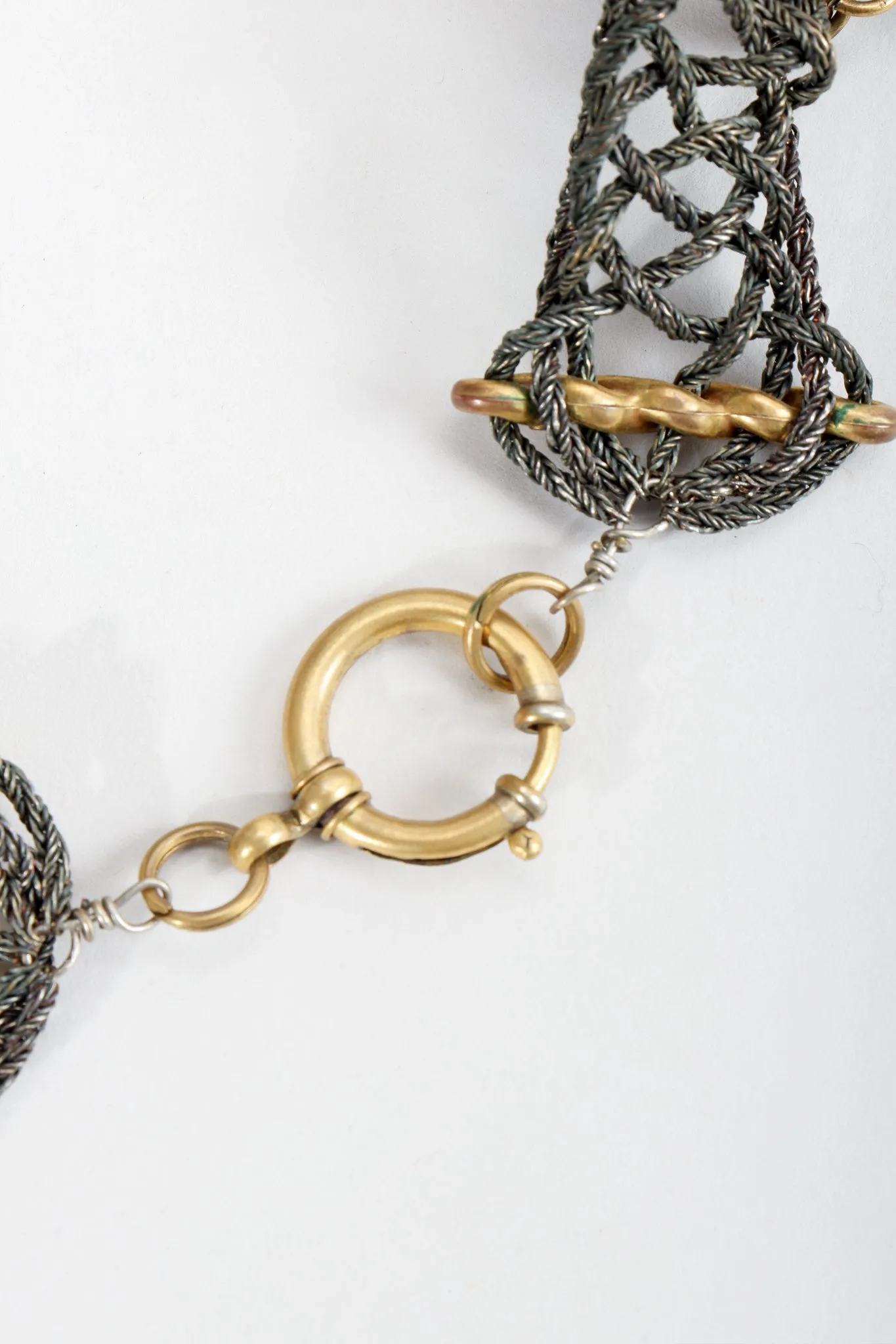 Artisan Bead Waterfall Choker