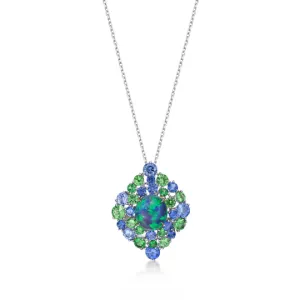 Australian Black Opal and Colored Gemstones