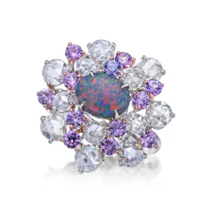 Australian Crystal Opal Sapphire Diamond