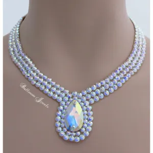 Ballroom Necklace Bold Single pear