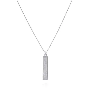 BASIL SILVER MEDIUM PENDANT NECKLACE FILIGREE