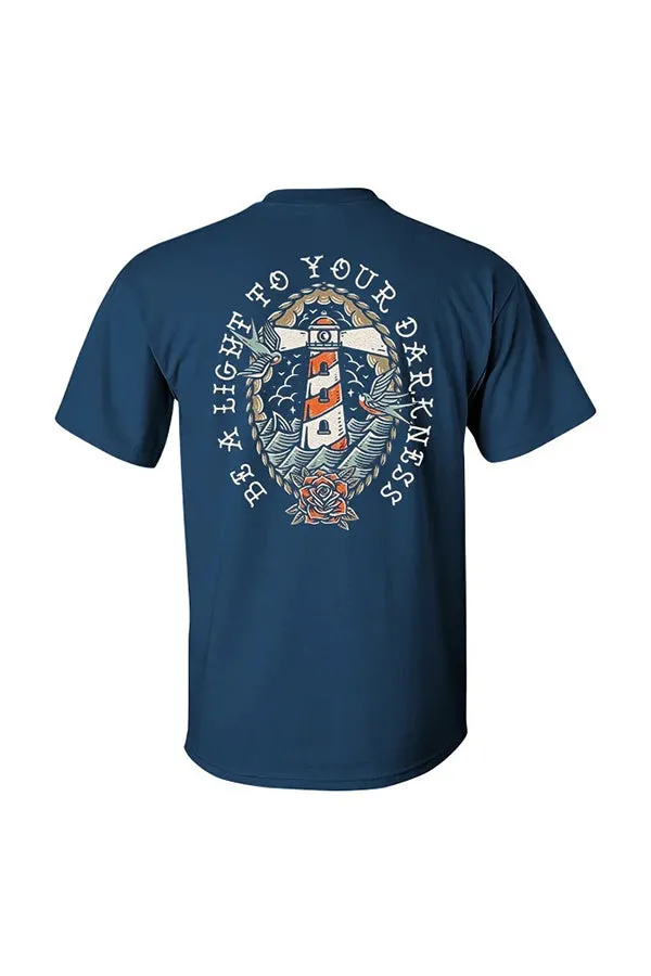 Be A Light To Your Darkness Printed Men's T-shirt