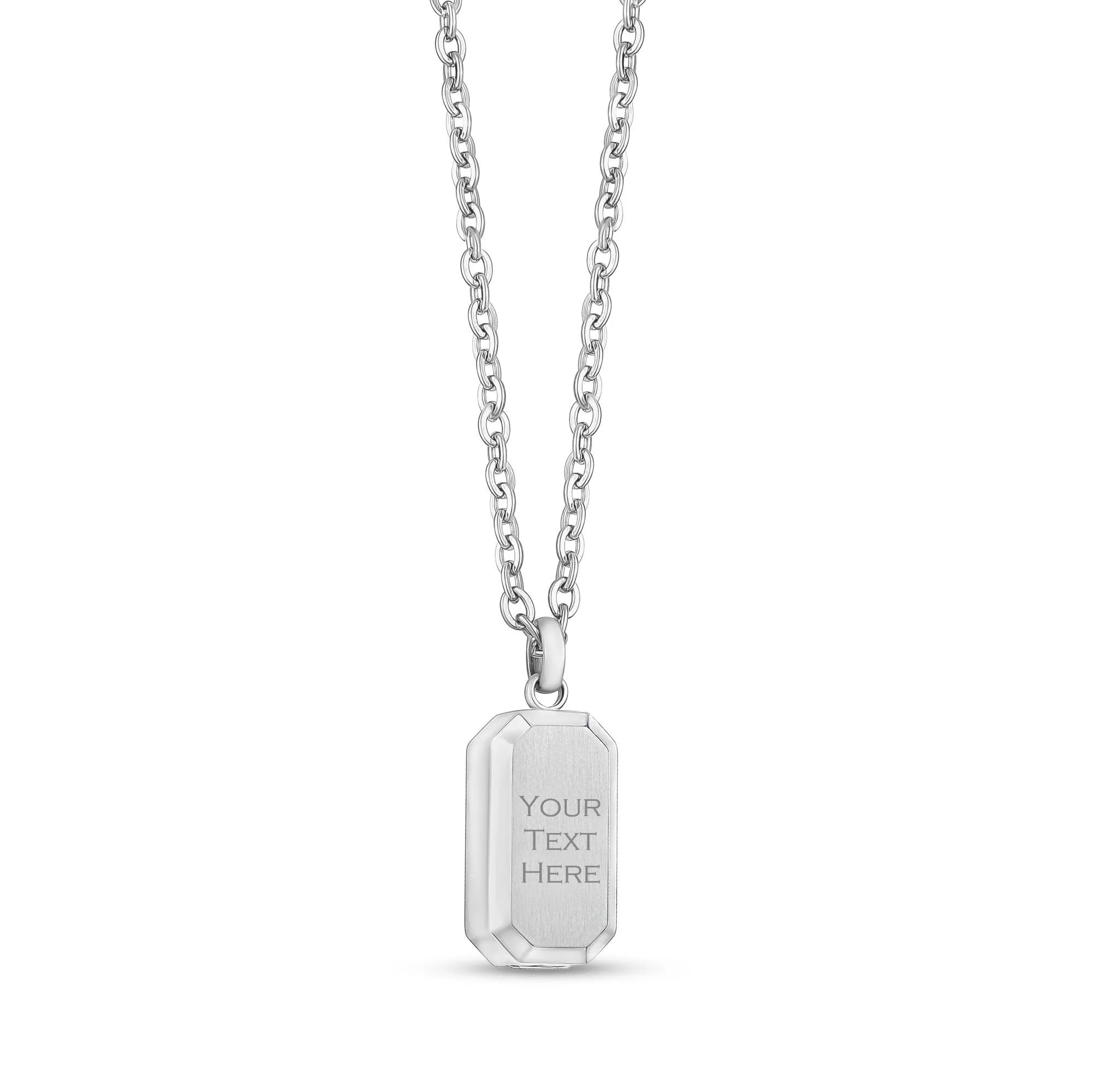 Beveled Edge Urn Pendant