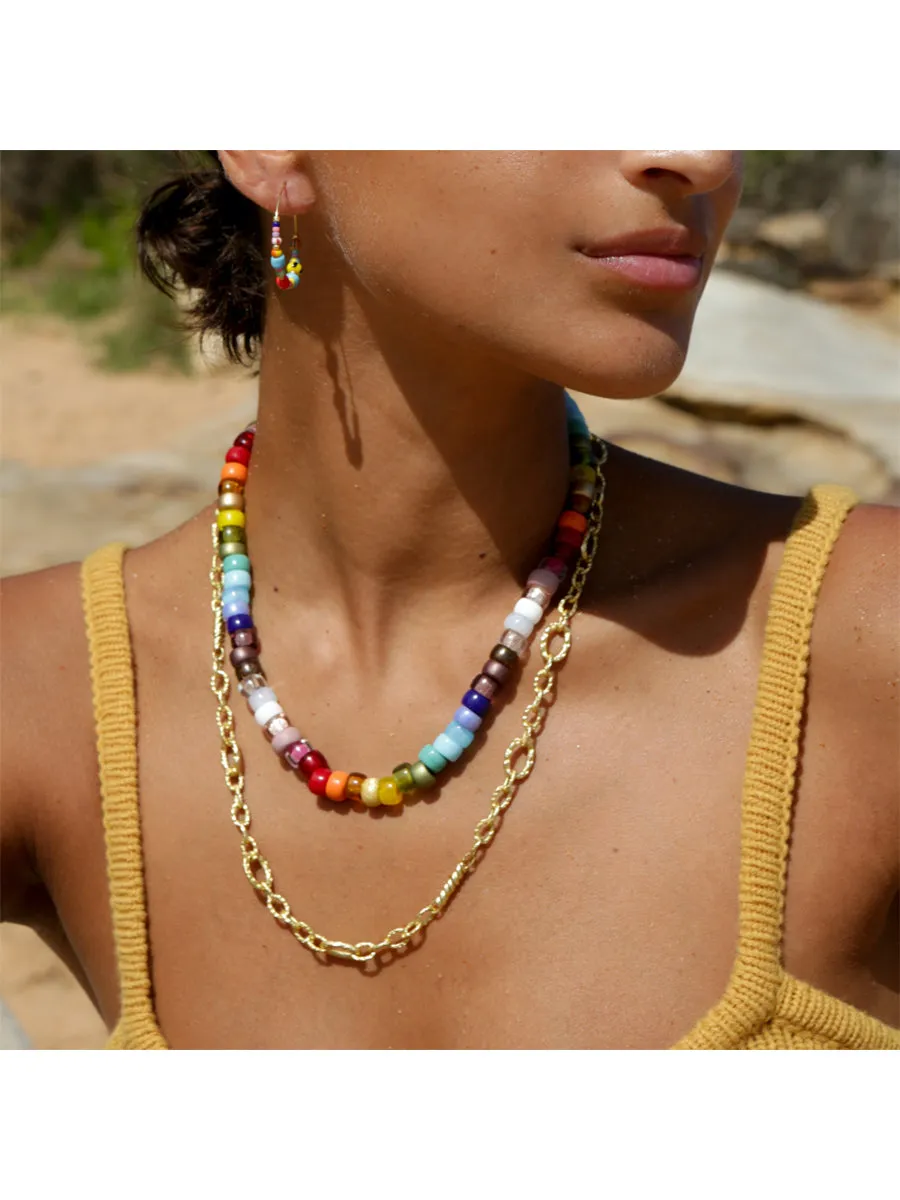 Big Nuanua Necklace - Rainbow