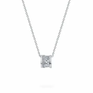 Birks Dare to Dream White Gold and Diamond Pendant Necklace