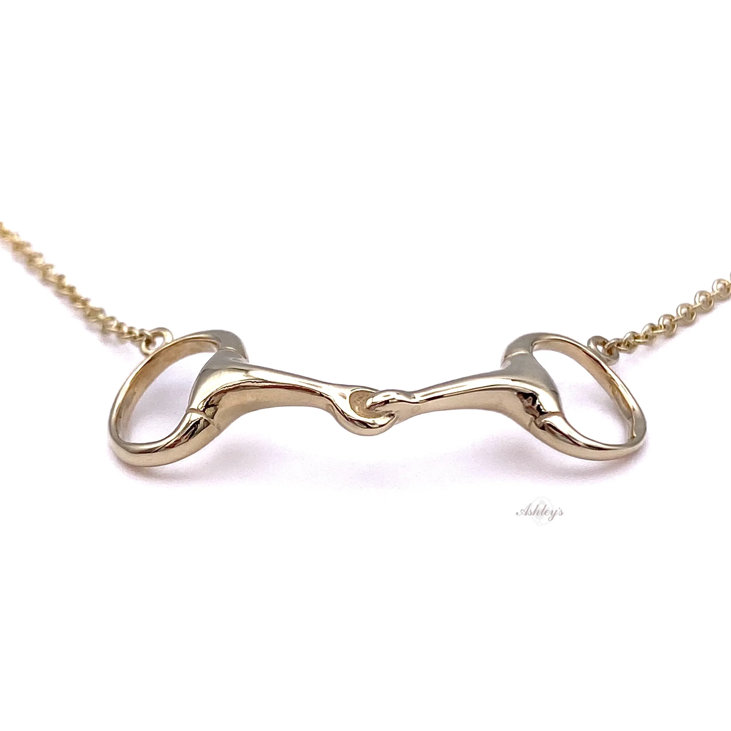 Bit Necklace, 14k gold