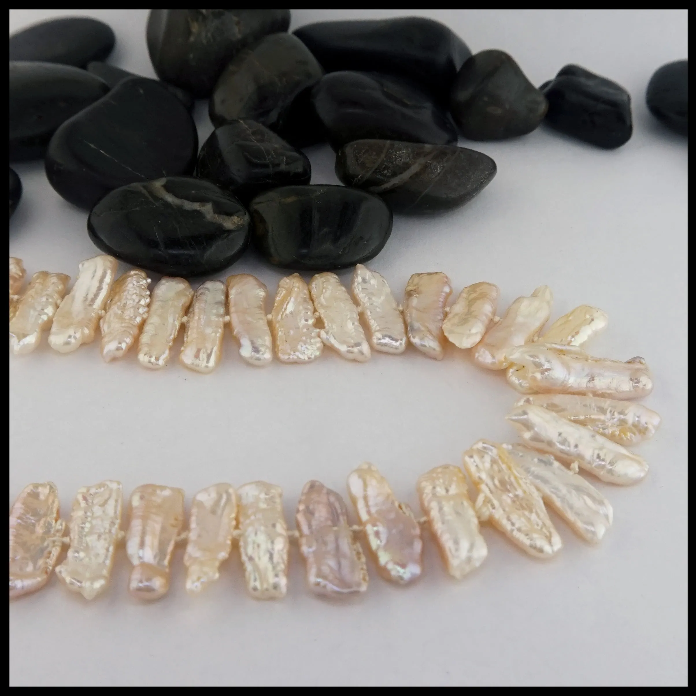 Biwa Pearl Necklace