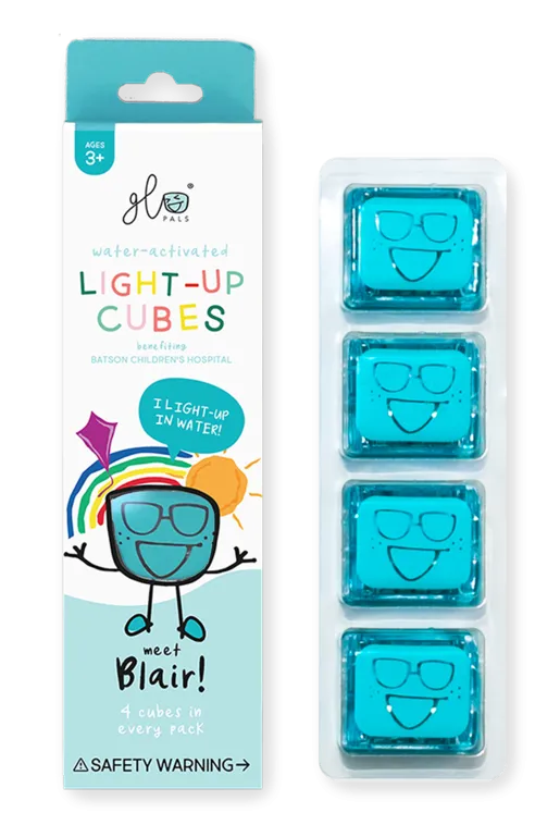 Blair - Blue Light Up Cubes
