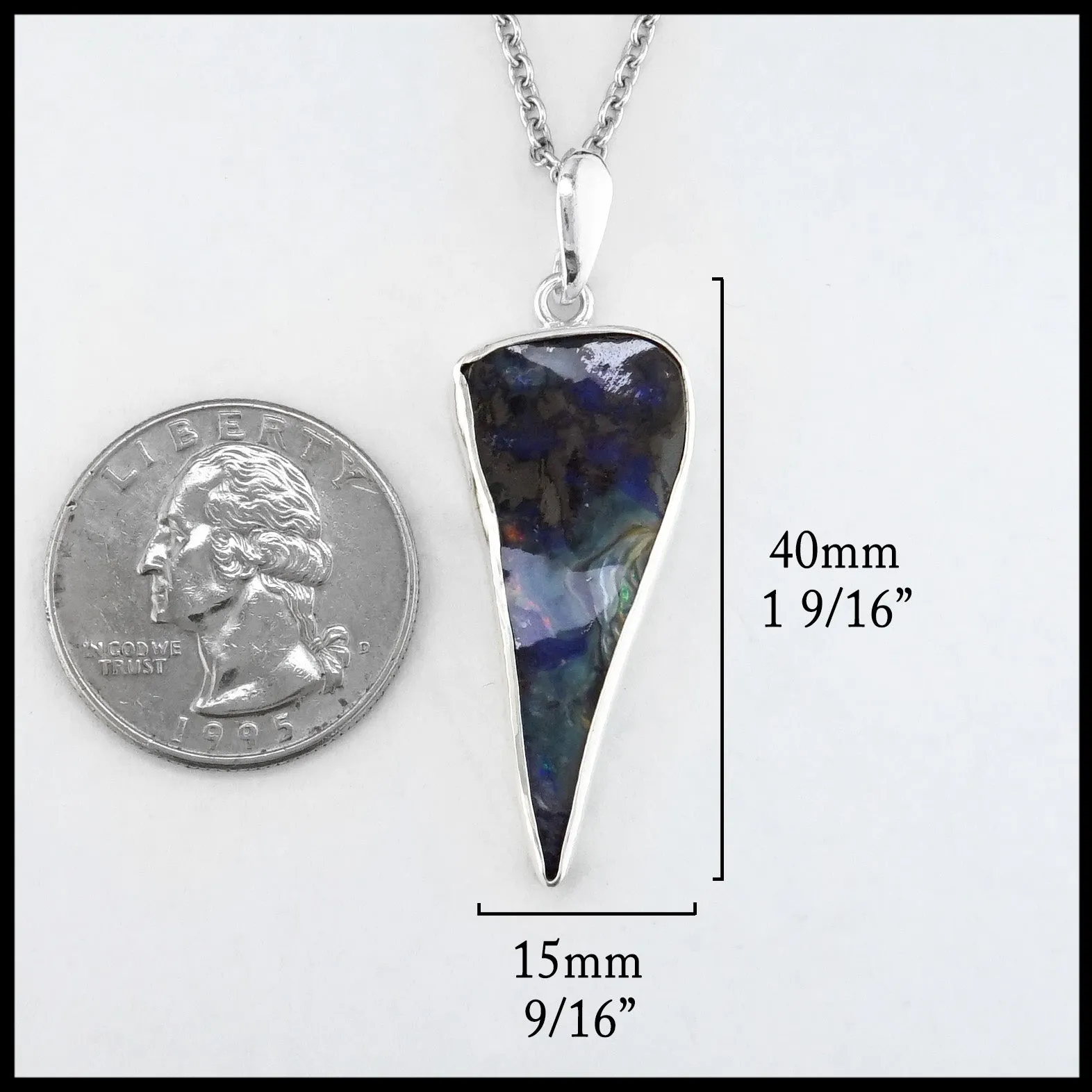 Boulder Opal Pendant