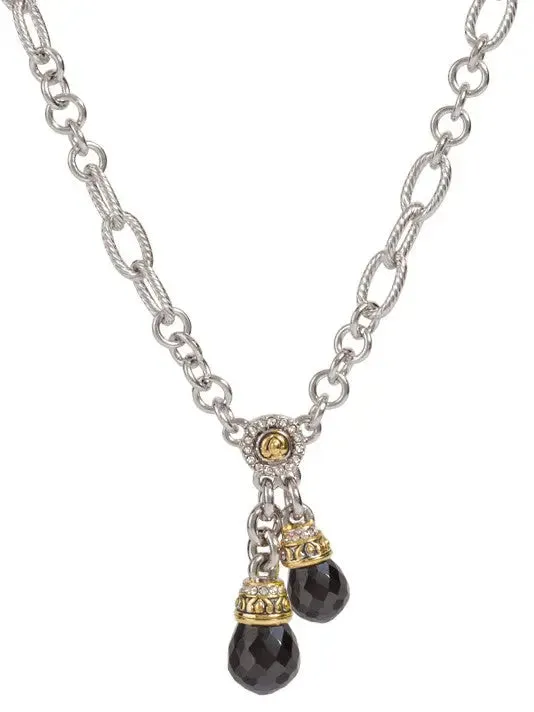 Briolette Collection - Double Drop Necklace