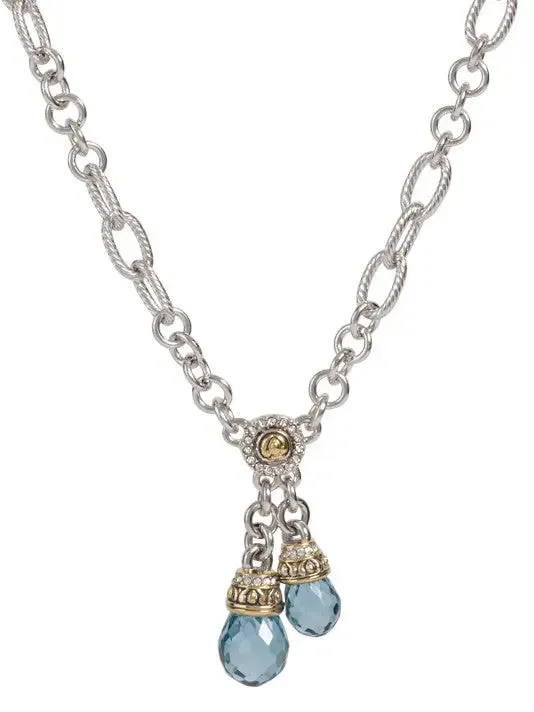 Briolette Collection - Double Drop Necklace