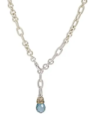 Briolette Collection - Single Drop Necklace