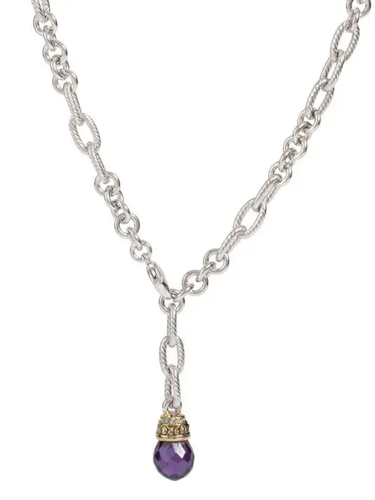 Briolette Collection - Single Drop Necklace