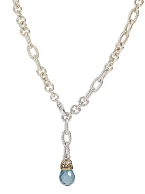 Briolette Single Drop Necklace