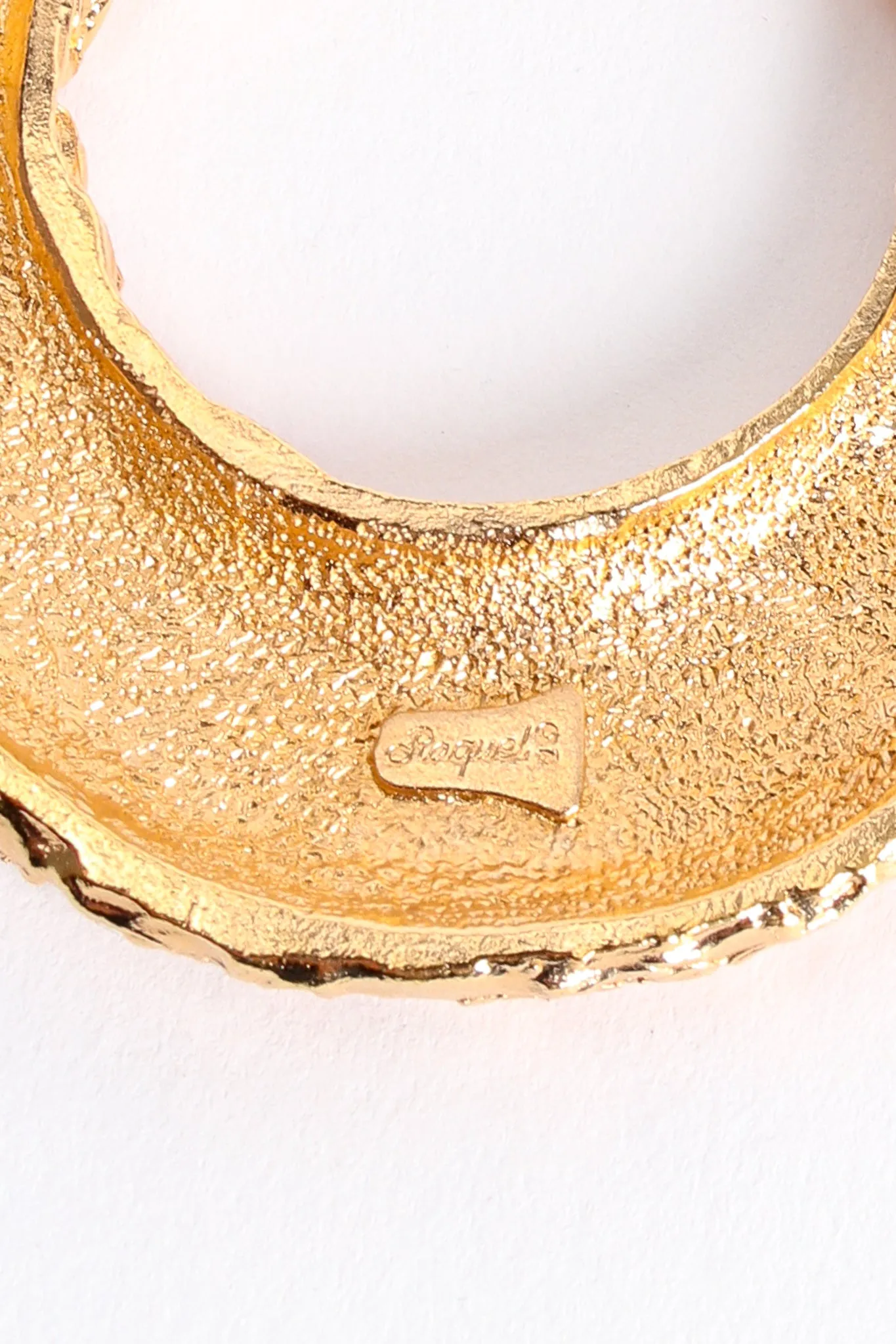 Brutalist Textured Ring Pendant