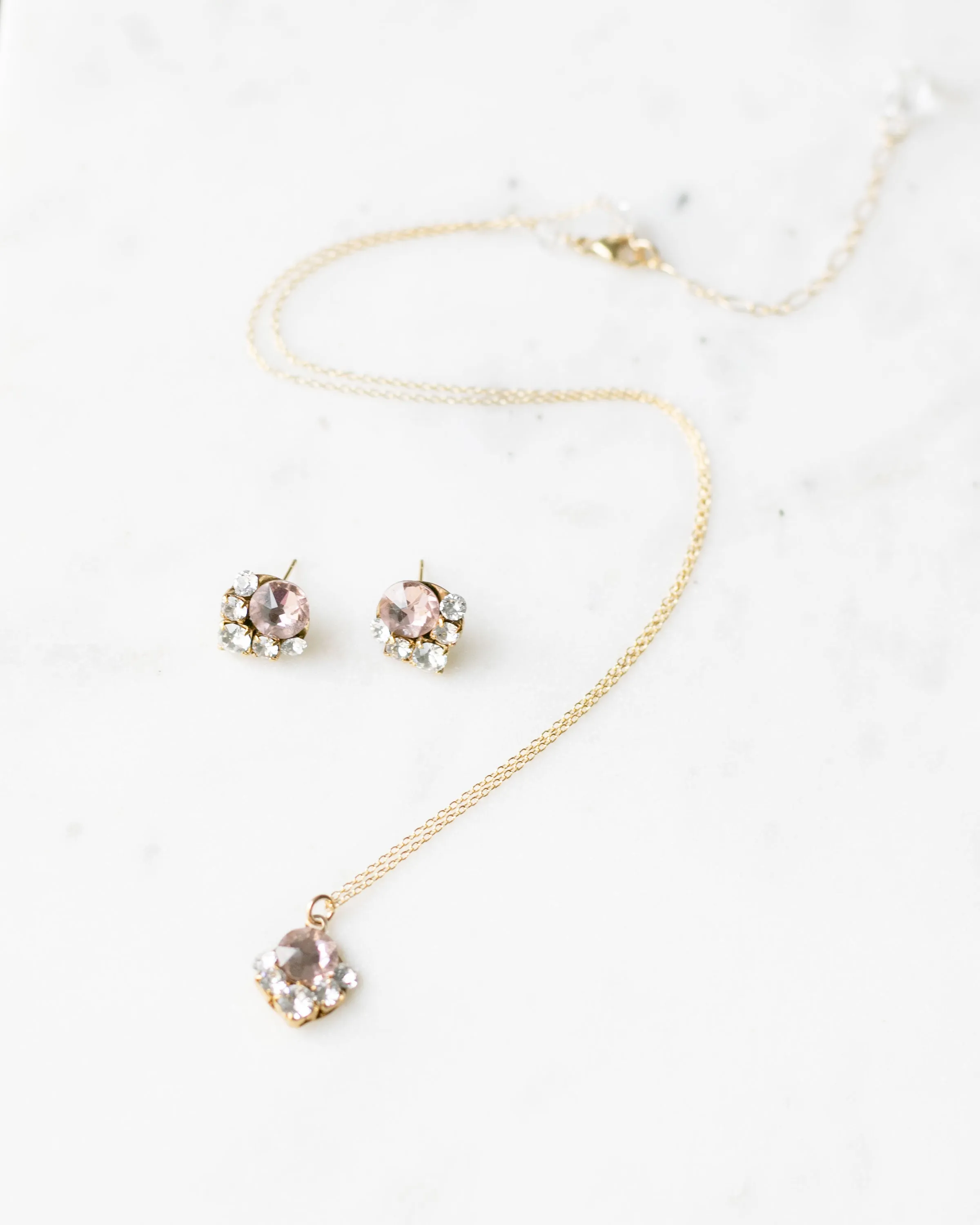 Celestial Crystal Drop Necklace