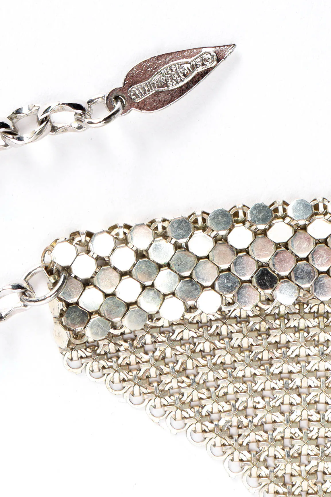 Chain Mesh Bib Necklace