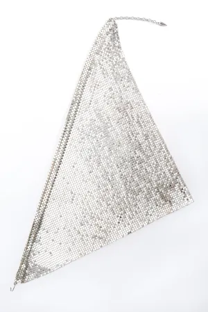 Chain Mesh Bib Necklace